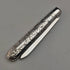 1897 British antique sterling silver folding pen knife Hilliard and Thomason with case